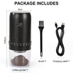 Molino de Café Eléctrico Ajustable USB