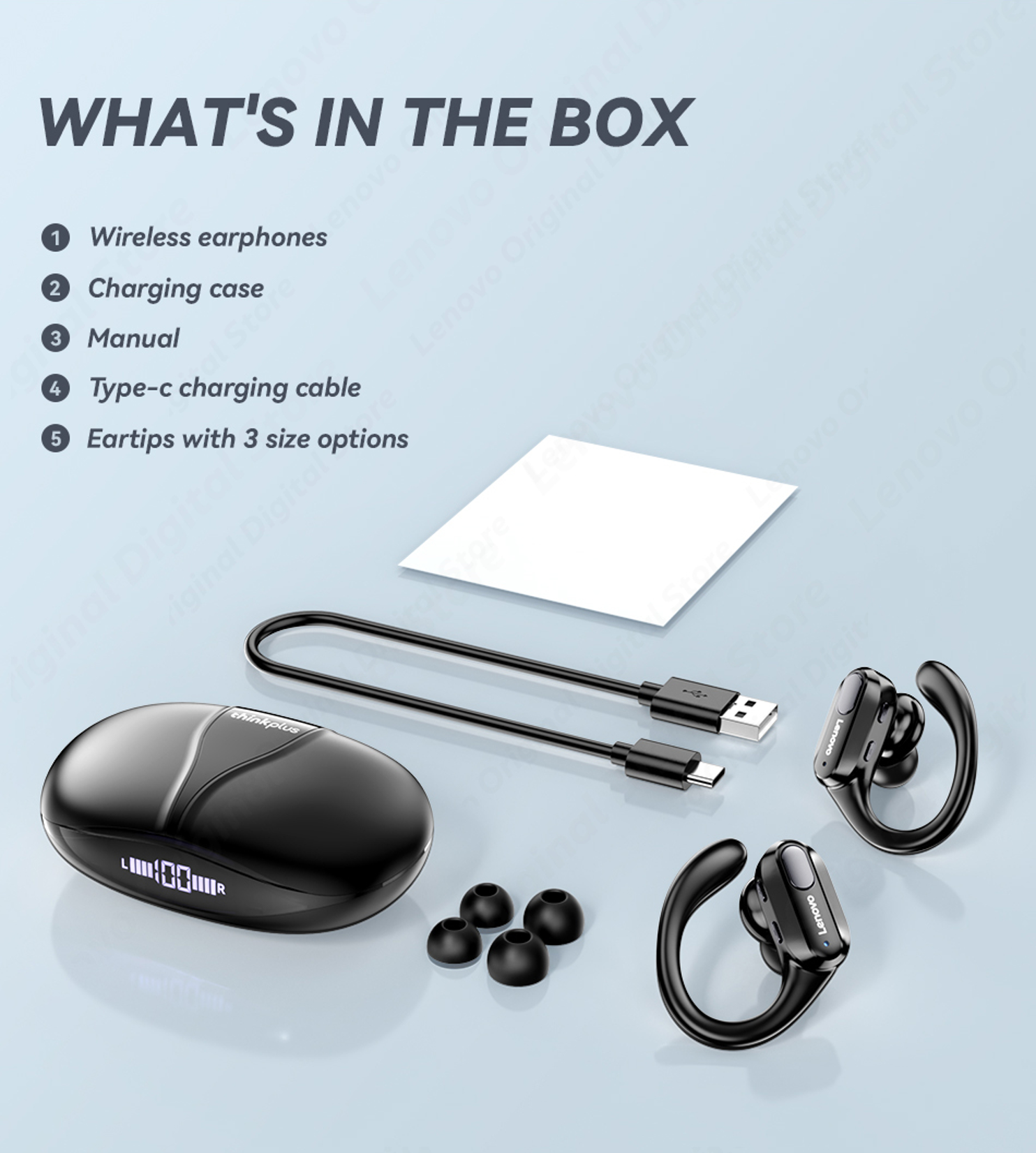 Audífonos Deportivos Lenovo XT80