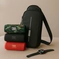 Combo Reloj Inteligente T500 + Parlante Charge 5 + Bolso Antirrobo USB