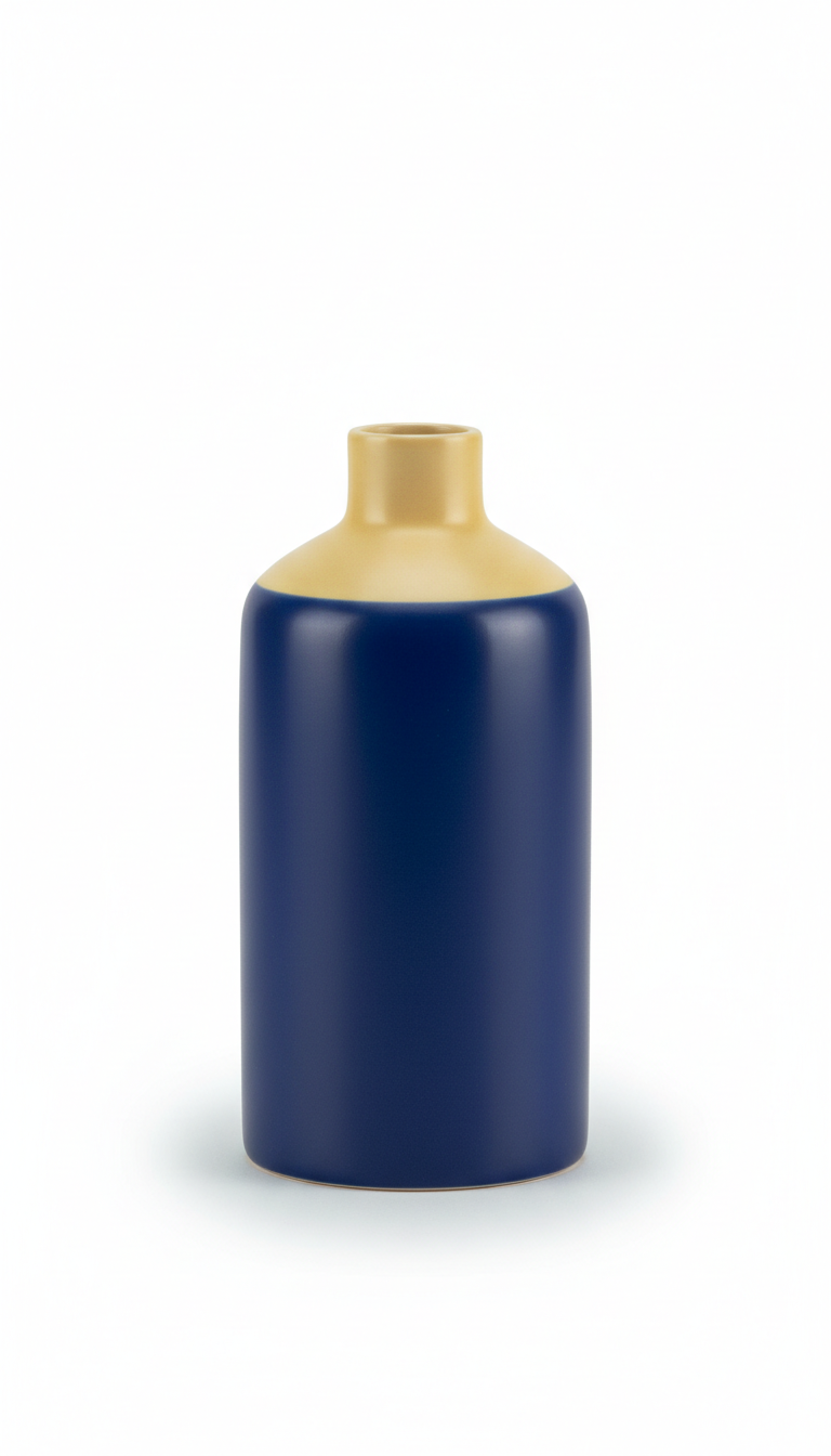 Jarrón minimalista cerámico