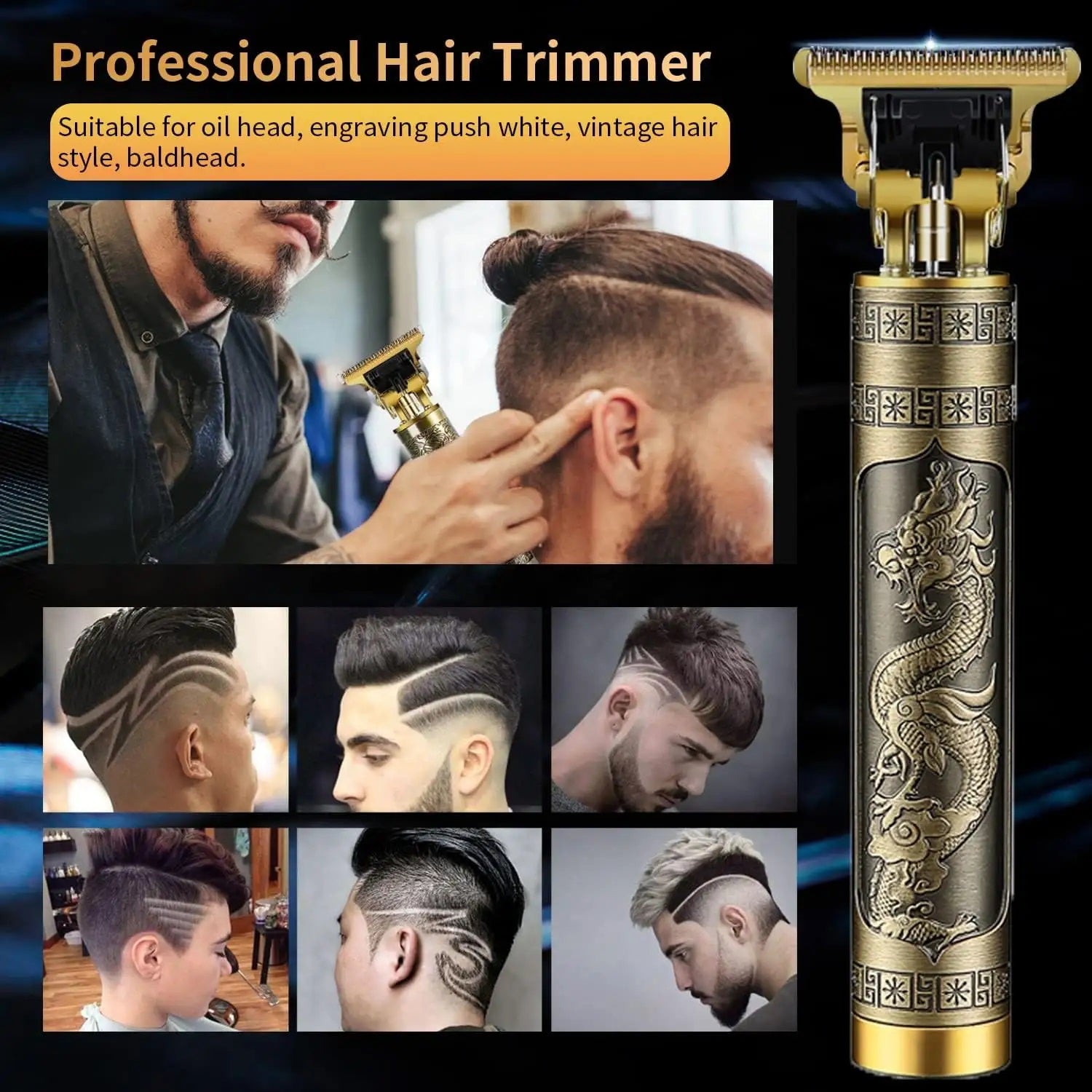 Maquina Trimmer Patillera Buda Eco Metalica