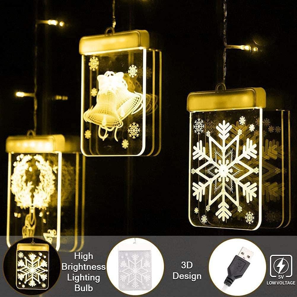 Luces Navideñas Cuadradas LED USB 🎄✨