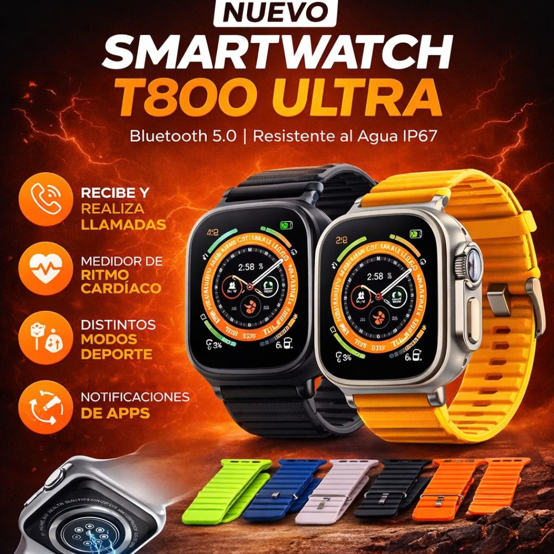 Reloj Inteligente T800 Ultra ⌚⚡